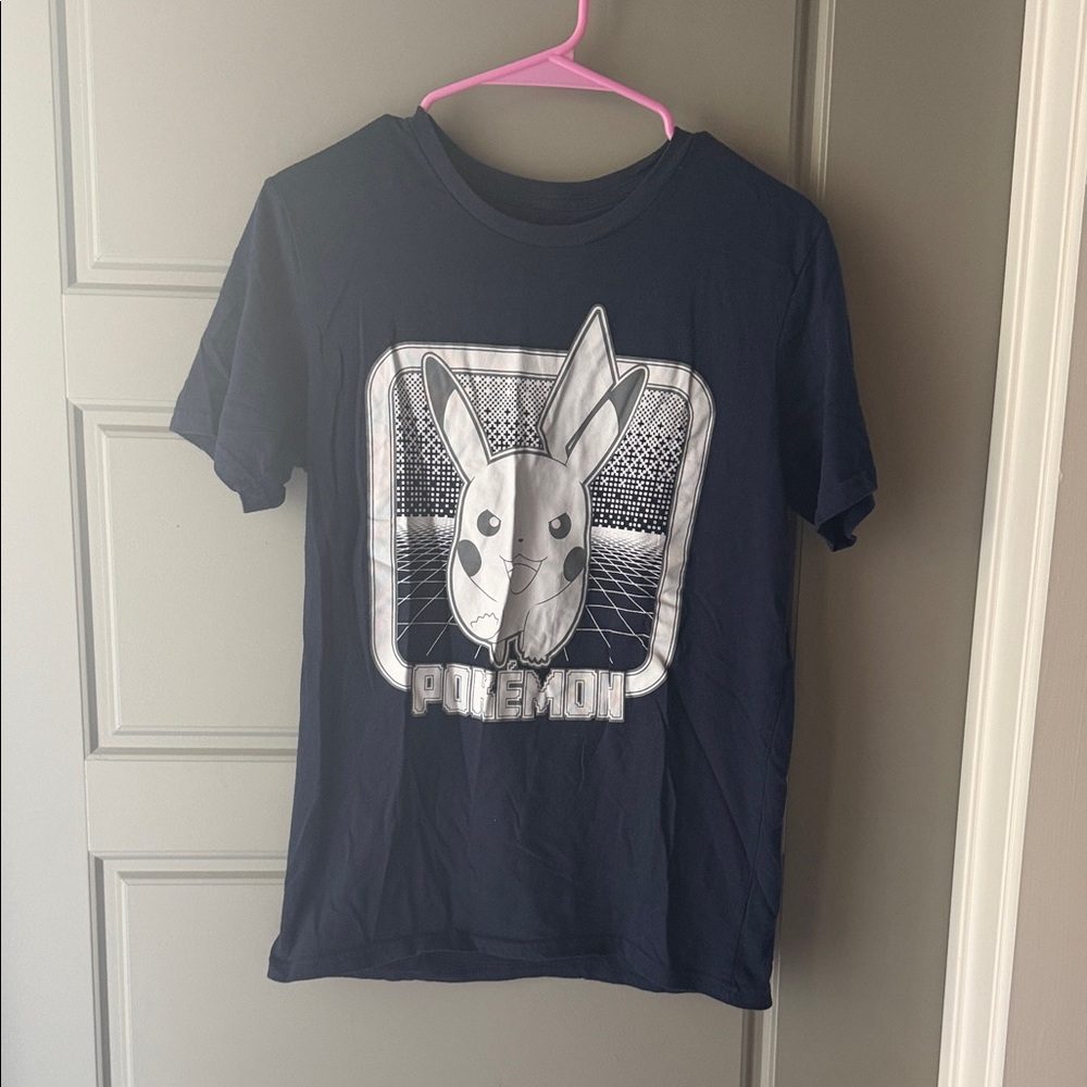 Pokemon Navy Blue Pikachu Graphic Tee